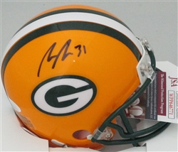 ADRIAN AMOS SIGNED PACKERS MINI HELMET - JSA