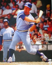 GEORGE BRETT SIGNED 16X20 ROYALS PHOTO #6 - JSA