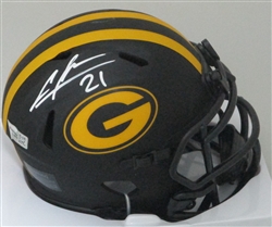 CHARLES WOODSON SIGNED PACKERS ECLIPSE MINI HELMET - FAN