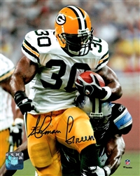 AHMAN GREEN SIGNED PACKERS 8X10 PHOTO #2