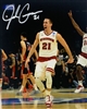 JOSH GASSER SIGNED 8X10 WI BADGERS PHOTO #3