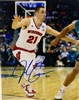 JOSH GASSER SIGNED 8X10 WI BADGERS PHOTO #4