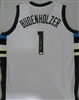 COACH MIKE BUDENHOLZER SIGNED CUSTOM REPLICA BUCKS WHITE JERSEY - JSA