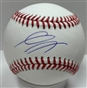 GAVIN LUX SIGNED OFFICIAL MLB BASEBALL - DODGERS - BAS