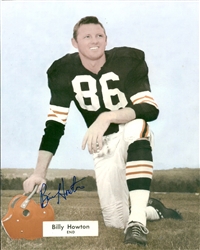 BILL HOWTON SIGNED 8X10 BROWNS PHOTO #1
