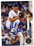BRENT SUTER SIGNED 2022 TOPPS SERIES TWO BREWERS CARD #477