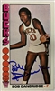 BOB DANDRIDGE SIGNED 1976-77 TOPPS BUCKS CARD #81