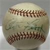 CURT FLOOD (D) SIGNED OFFICIAL LEAGUE BASEBALL - CARDINALS - JSA