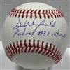 DAVE WINFIELD SIGNED OFFICIAL MLB BASEBALL W/ "PADRES #31 RETIRED" - JSA