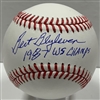 BERT BLYLEVEN SIGNED OFFICIAL MLB BASEBALL W/ '87 WS CHAMPS - TWINS - JSA