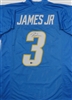 DERWIN JAMES SIGNED CUSTOM REPLICA CHARGERS JERSEY - BAS