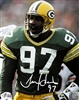 TIM HARRIS SIGNED PACKERS 8X10 PHOTO #1