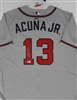 RONALD ACUNA SIGNED OFFICIAL NIKE BRAVES JERSY - BAS