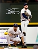 BRICE TURANG SIGNED BREWERS 8X10 PHOTO #1