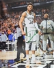 GIANNIS ANTETOKOUNMPO SIGNED 11X14 BUCKS PHOTO #1 - BECKETT