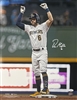 OWEN MILLER SIGNED 16X20 BREWERS PHOTO #3 - JSA