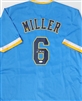 OWEN MILLER SIGNED CUSTOM REPLICA BREWERS MKE CITY EDITION JERSEY - JSA