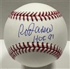 ROD CAREW SIGNED OFFICIAL MLB BASEBALL W/HOF - TWINS - JSA