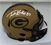 TUCKER KRAFT SIGNED RIDDELL PACKERS SALUTE SPEED MINI HELMET - JSA