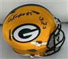 TUCKER KRAFT SIGNED FULL SIZE PACKERS AUTHENTIC SPEED HELMET W/ SCRIPT - JSA