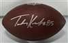 TUCKER KRAFT SIGNED WILSON DUKE REPLICA FOOTBALL - PACKERS - JSA