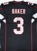 BUDDA BAKER SIGNED CARDINALS BLACK CUSTOM REPLICA JERSEY - JSA