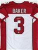 BUDDA BAKER SIGNED CARDINALS WHITE CUSTOM REPLICA JERSEY - JSA