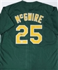 MARK MCGWIRE SIGNED CUSTOM REPLICA ATHLETICS JERSEY - JSA