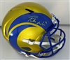 PUKA NACUA SIGNED FULL SIZE RAMS FLASH REPLICA SPEED HELMET - FAN