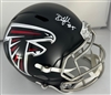 DRAKE LONDON SIGNED FULL SIZE FALCONS REPLICA SPEED HELMET - BAS