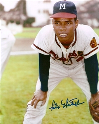 FELIX MANTILLA SIGNED 8X10 MILW BRAVES PHOTO #1