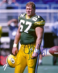 JEFF DELLENBACH SIGNED 8X10 PACKERS PHOTO #1