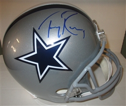 TONY ROMO SIGNED FULL SIZE COWBOYS REPLICA HELMET