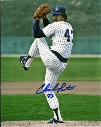 CHUCK PORTER SIGNED 8X10 BREWERS PHOTO #1