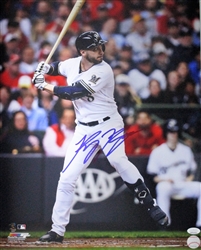 RYAN BRAUN SIGNED 16X20 BREWERS PHOTO #2 - JSA