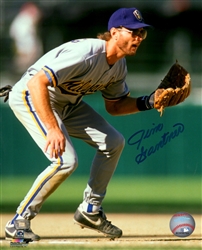 JIM GANTNER SIGNED 8X10 BREWERS PHOTO #4