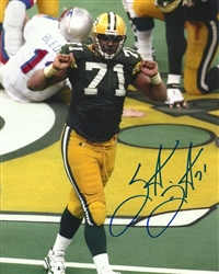 SANTANA DOTSON SIGNED 8X10 PACKERS PHOTO #1