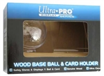 ULTRA PRO CARD AND BASEBALL HOLDER