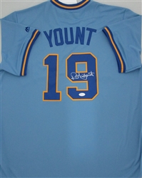 ROBIN YOUNT SIGNED OFFICIAL MAJESTIC JERSEY - JSA