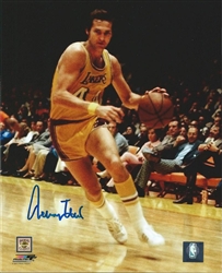 JERRY WEST SIGNED 8X10 LA LAKERS PHOTO #3