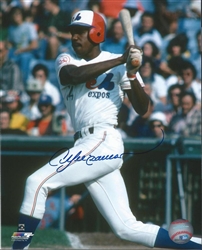 ANDRE DAWSON SIGNED 8X10 EXPOS PHOTO #2