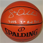 SAM DEKKER SIGNED SPALDING REPLICA NBA BASKETBALL - JSA