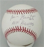 DAVE BRISTOL SIGNED OFFICIAL BASEBALL W/ 1970 BREWERS