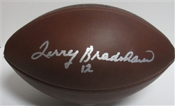 TERRY BRADSHAW SIGNED 1960'S DUKE FOOTBALL - BECKETT