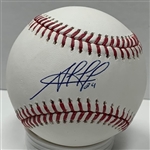 JESUS AGUILAR SIGNED OFFICIAL MLB BASEBALL - JSA