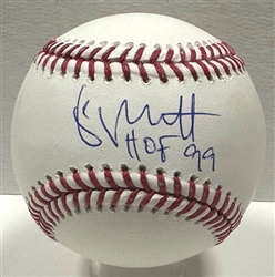 GEORGE BRETT SIGNED OFFICIAL MLB BASEBALL W/ HOF - ROYALS - JSA
