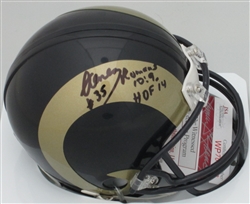 AENEAS WILLIAMS SIGNED RAMS MINI HELMET - JSA