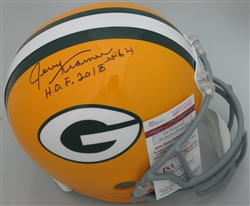 JERRY KRAMER SIGNED FULL SIZE PACKERS  THROWBACK VSR4 REPLICA HELMET - JSA