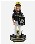 CORBIN BURNES 2021 CY YOUNG FOREVER FOCO BREWERS BOBBLEHEAD