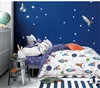Johanas Rocket Ship Kids 100% Cotton Comforter Set